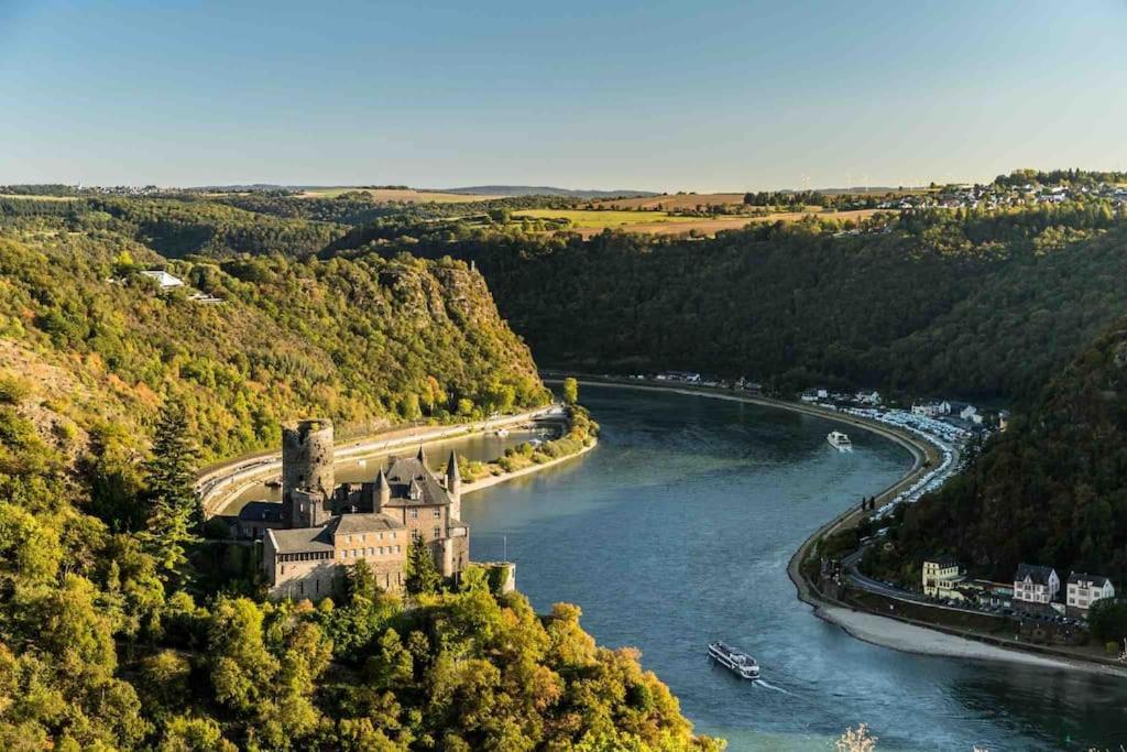 #1 Studioapartment Mit Loreleyblick Direkt An Der Schoensten Etappe Des Rheinsteigs Patersberg Extérieur photo